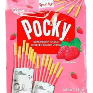 GLICO POCKY FAMILY PACK FRESA 9 PZAS 108 G